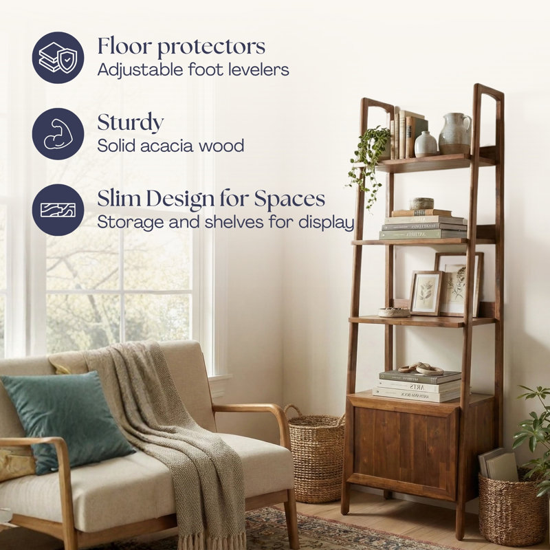 Mahfuza 70"H x 22"W Bookcase