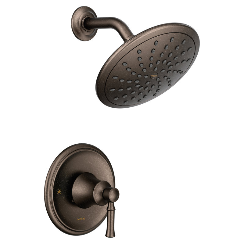 Robinet de douche à pression équilibrée avec poignée levier Dartmoor, Bronze huilé