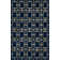 Tapis bleu marine Corando