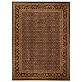 Wool Area Rug in Black
