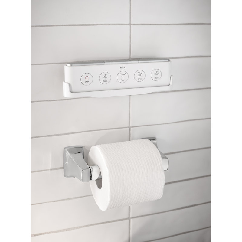 5-Series Electronic Toilet with Elongated Seat and Remote