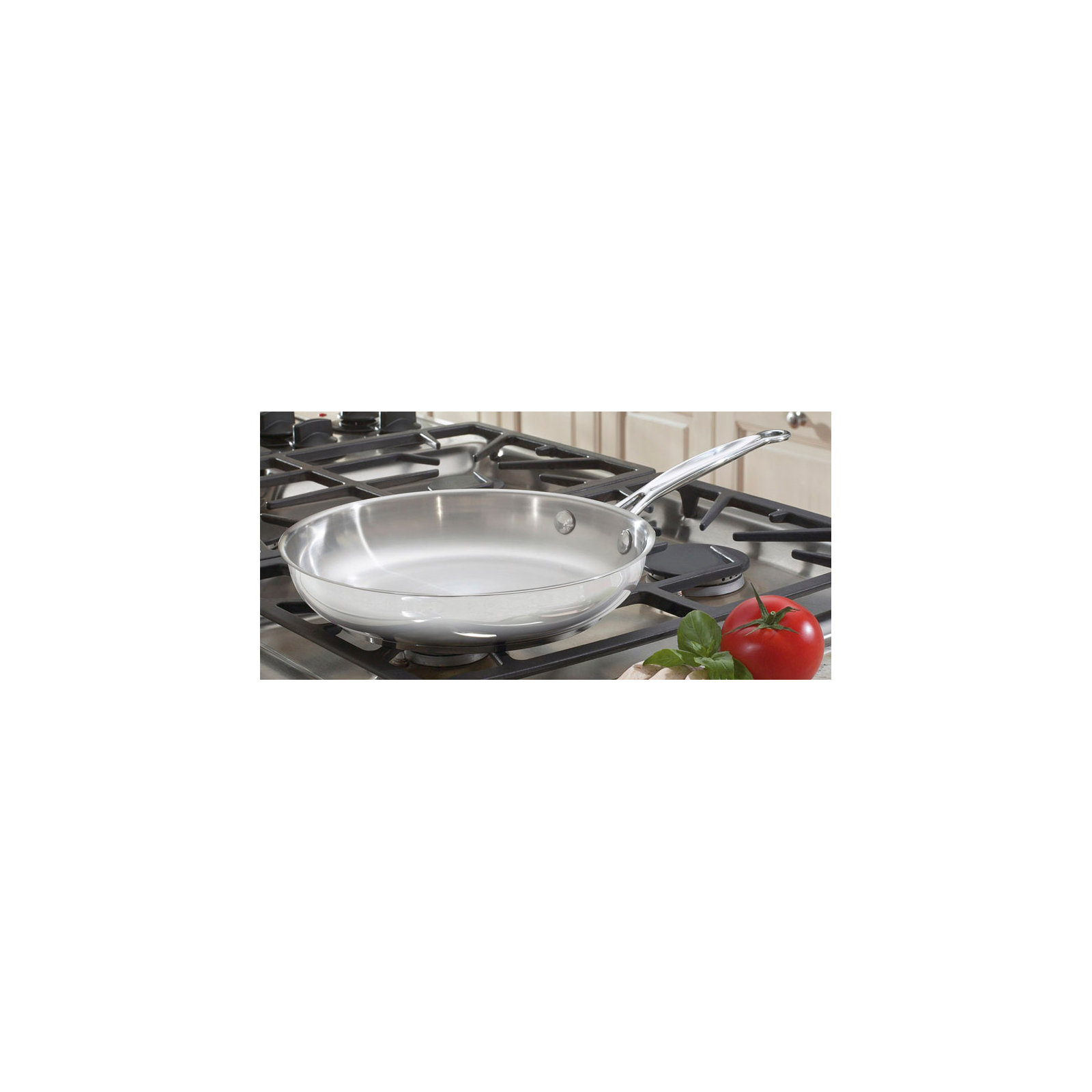 Cuisinart Chef’s Classic Stainless Steel Skillet, 10" Diameter