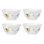 Butterfly Meadow 4-Piece Rice Bowl Set