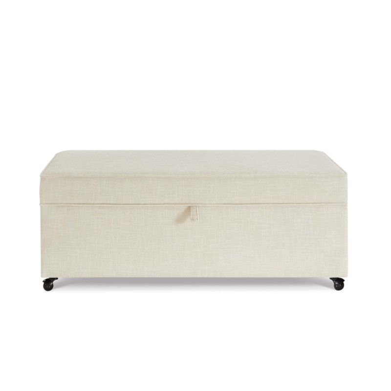 Grand repose-pieds moderne et confortable avec rangement spacieux, fabrication robuste et fonctionnalité polyvalente pour les salons