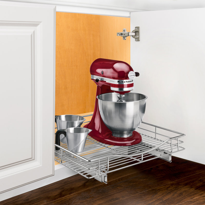 Chrome 20" x 21" Slide Out Cabinet Organizer