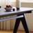 Black Retro Design Rectangular Dining Table-1923816104