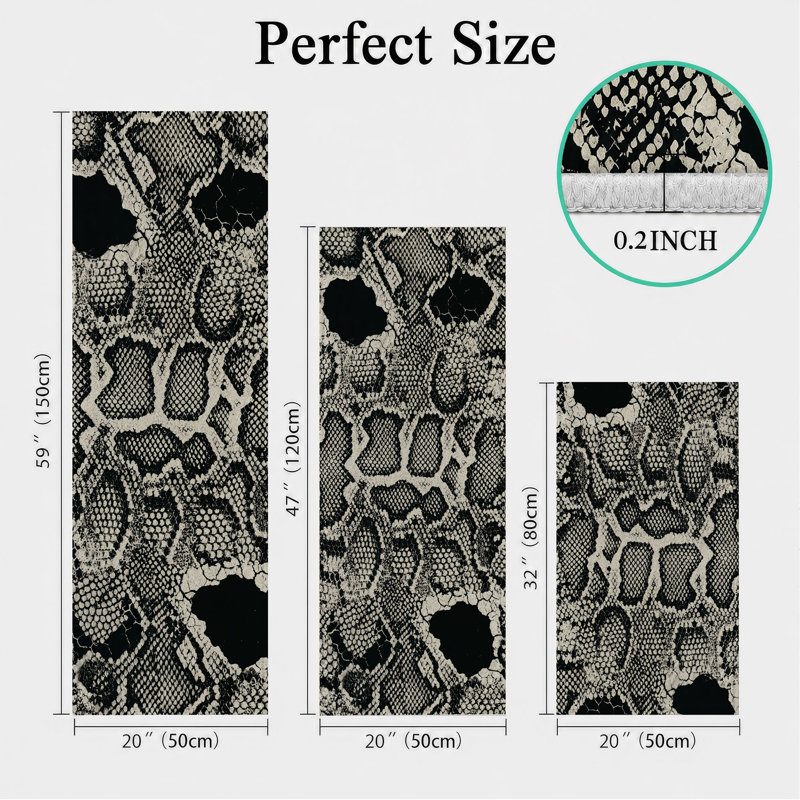Tapis de cuisine Snake