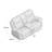 Hassen 76'' Faux Leather Reclining Loveseat