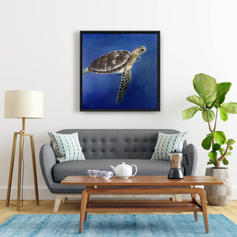 " Turtle In The Ocean "