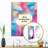 Pink and blue paint fusion V - Abstract Painting Mirror, Modern Decorative Wall Mirror, Printed Metal Art-1404517019