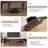 Chader Modern Wood 69" TV Stand for TVs up to 75" with Drawers and Shelf Storage