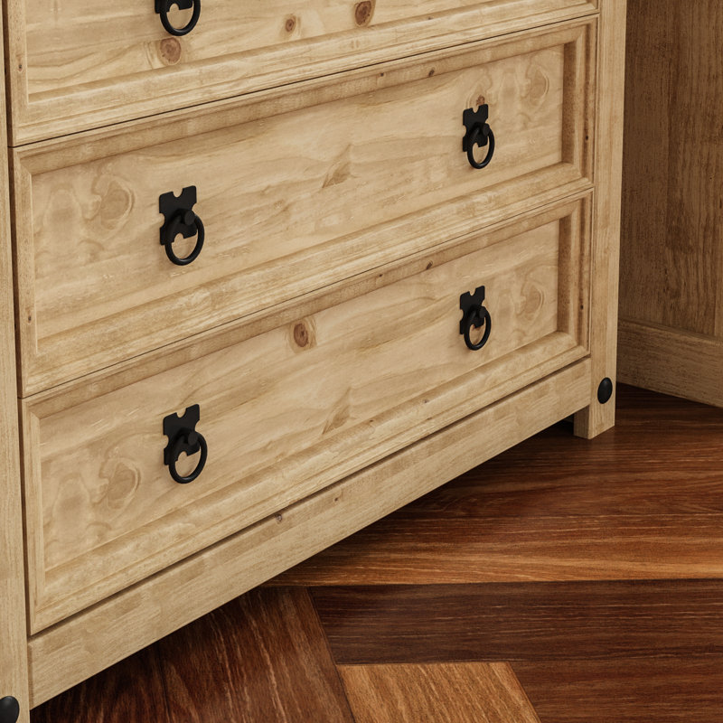 Harold Solid Wood Piece Bedroom Set