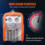 Machine de récupération de réfrigérant 1 HP - Machine de récupération de courant alternatif portable à double cylindre avec protection haute pression 120V 60 Hz