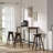 Basnti Swivel Solid Wood Counter Stool-46736898-46736901