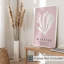 «Abstract Matisse Shape Blush», reproduction d'art moderne sans cadre Mid-Century-1436073334