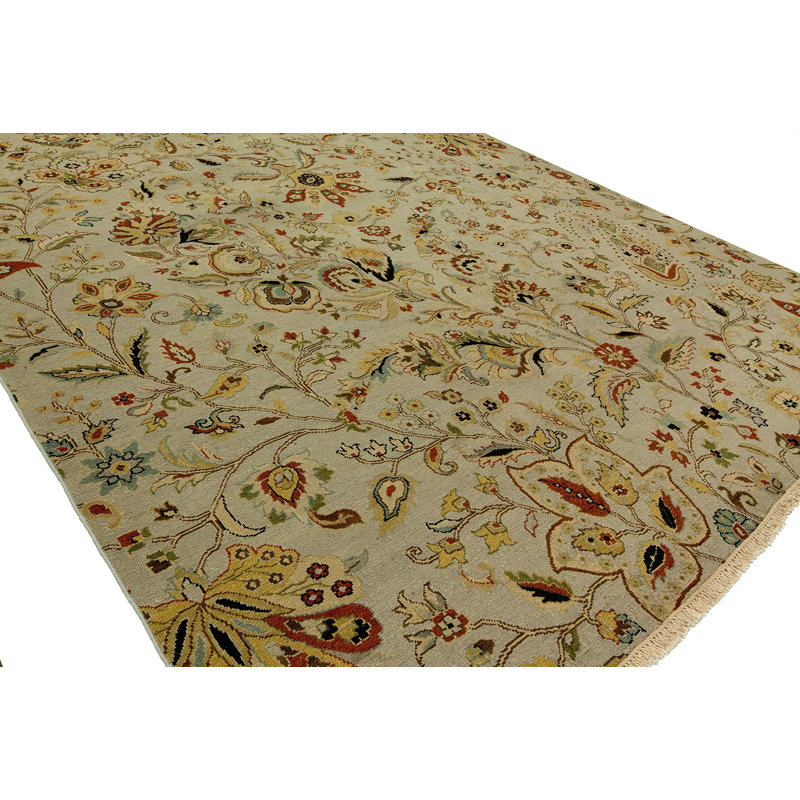 Tapis ivoire en laine Donelson, Rectangle 12 pi x 15 pi
