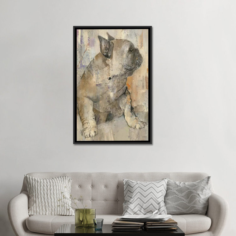 Duke, reproduction d’art sur toile tendue, Toile avec cadre noir, Pas de tapis, H 48 po x l 32 po x P 1,5 po