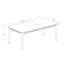 5 Piece Dinette Set for 4 Includes a Rectangle Dining Table with Butterfly Leaf and 4 Dining Room Chairs, Black & Cherry-578783994