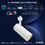 Luxrite 3 po Éclairage sur rail à DEL Zoomable, 5CCT, CRI90, 30 W, 2100LM, à intensité variable, inclinaison de 358 ° + 90 ° et faisceau de 20 ° à 50 °, éclairage sur rail de type H, ETL, paquet de 8 blanc-132839367