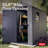 Darwin 4 ft. W x 6 ft. D Durable Resin Outdoor Storage Shed With Floor and Window for Garden Patio Furniture and Tools, Grey