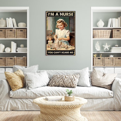 Im Im Nurse - 1 pièce, reproduction d'art graphique sur toile tendue