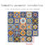 Autocollant d'aspect carrelage