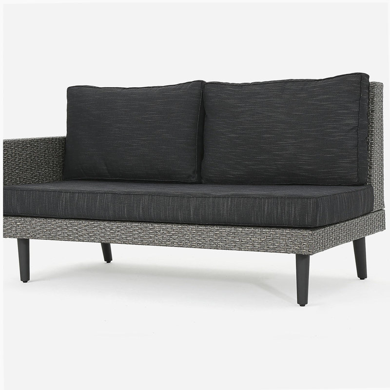ENSEMBLE DE TAPIS TAHITI - ACCOUDOIR Droite - Gris