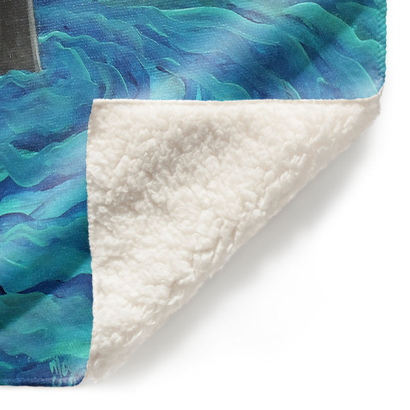 Couverture Whale Tail, 68 po x 80 po