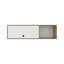 Armoire murale Tuckerman, blanc / macadamia