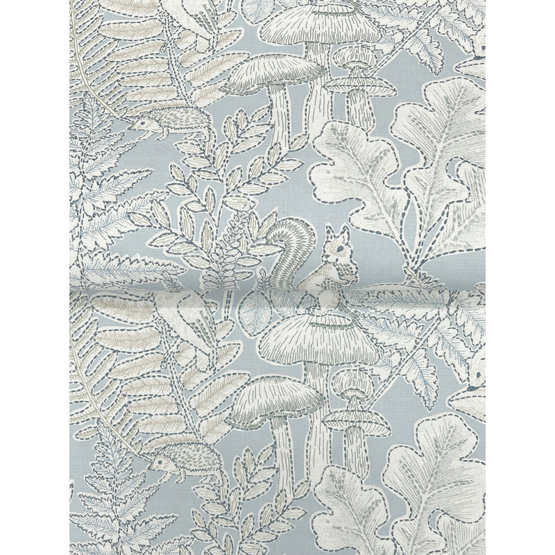 Papier peint Holt, Light Blue