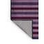 Tapis mauve à rayures horizontales lavable à la machine