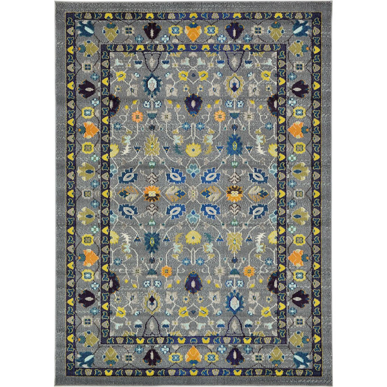 Eddins Washable Oriental Indoor Rug