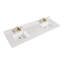 Frosinone 73" Double Bathroom Vanity Top-60496126