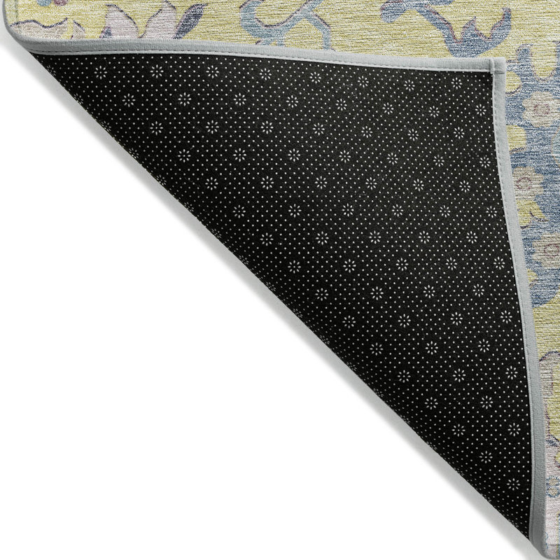 Tapis intérieur / extérieur doré Eugene Eugene , 9 pi x 12 pi