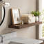 Tablettes flottantes en bois pour mur (ensemble de 4)