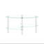Table basse ovale en verre transparent-45242065