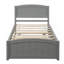 Lit plateforme simple avec lit gigogne-938133442