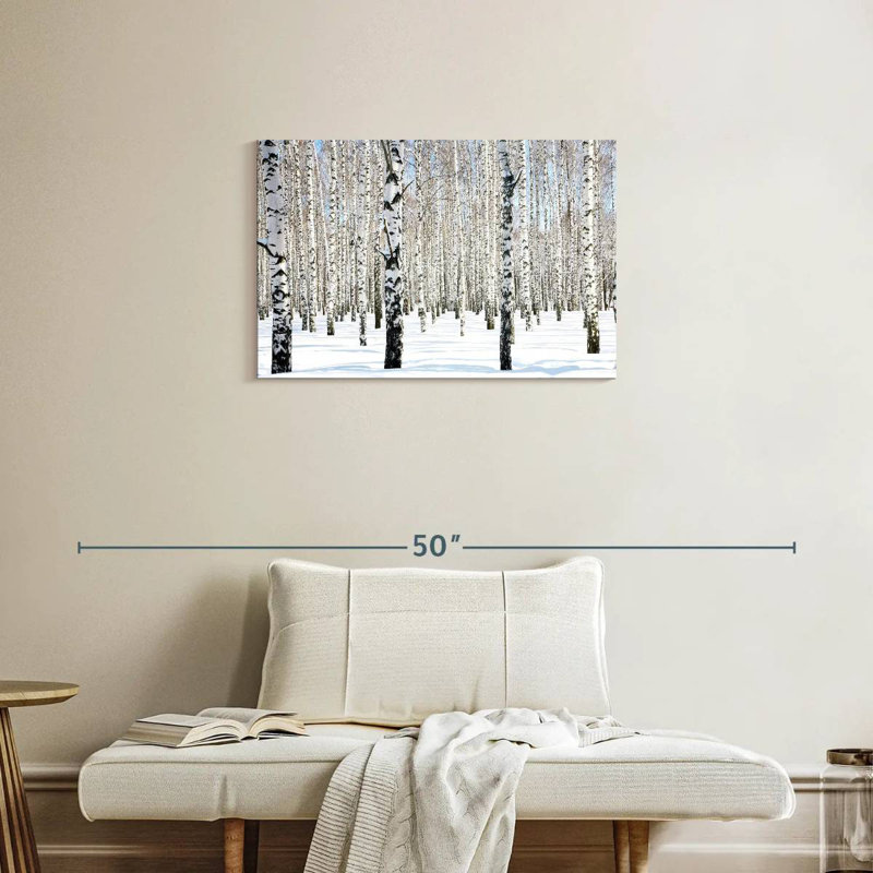 Alvord Birch Grove blanc neige, H 20 po x l 30 po