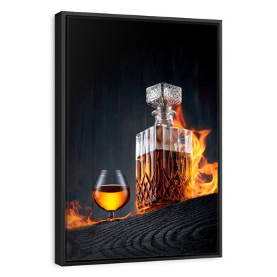 Flaming Whiskey Decanter
