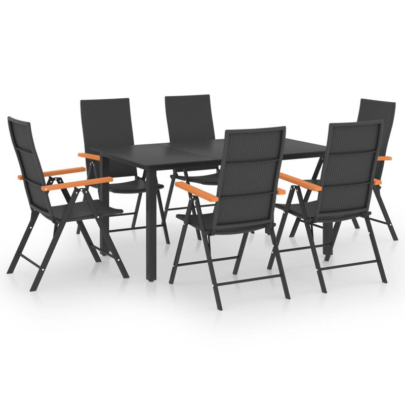 Rectangular 6 - Person Dining Set, 59.06" L x 35.43" W x 29.13" H