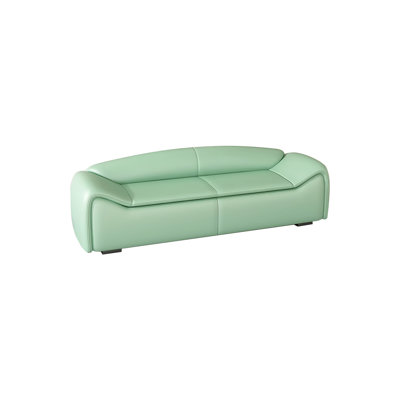 Banc rembourré en similicuir Valoria