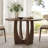 42" Cross Legs Soild Wood Round Dining Table-1750268037