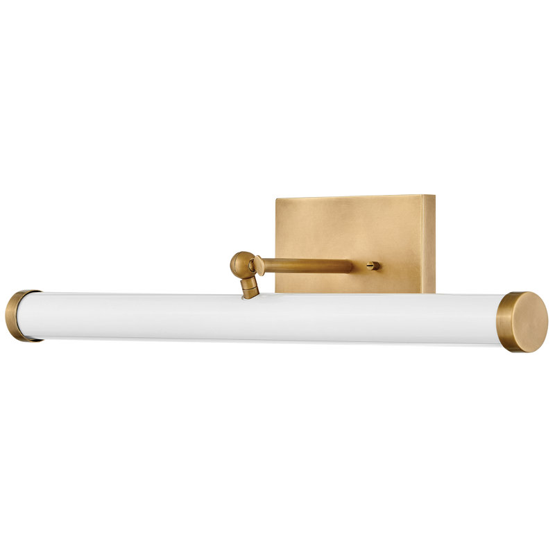 Hinkley Regis Adjustable Wall Accent Light with Integrated LED, White/Gold