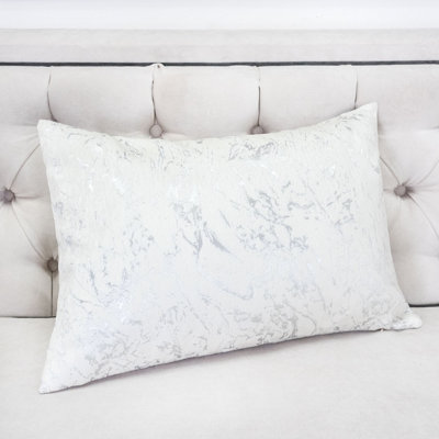 Damask Chenille Throw Pillow