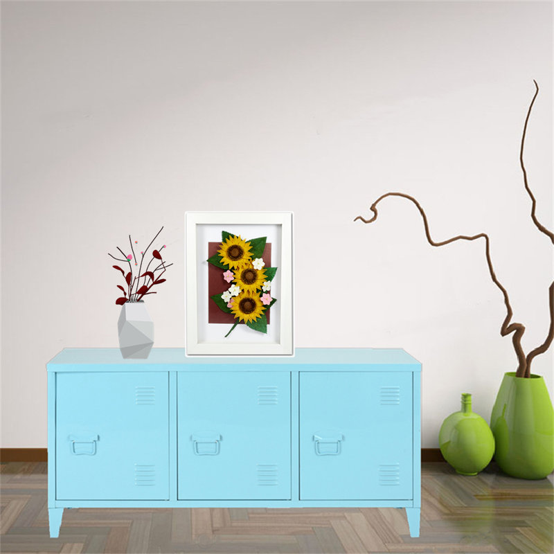 Armoire de rangement à 6 tablettes Adriatik, Bleu