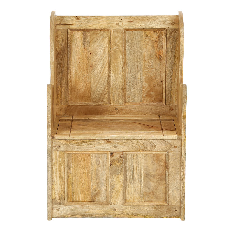 Solid Wood Storage Bench