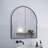 Two Door Steel Frame Arch Shape Medicine Cabinet-69958760