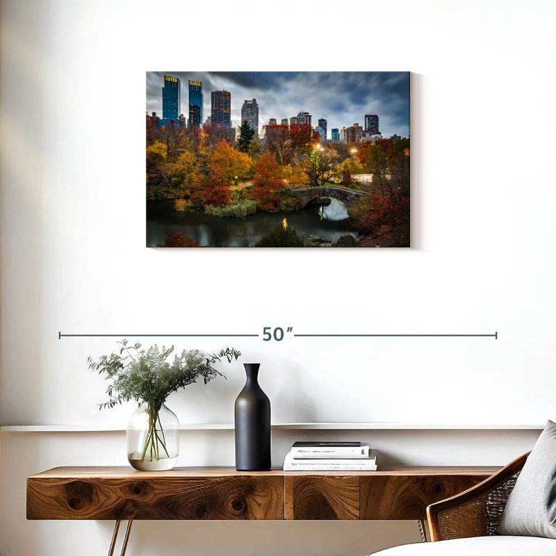 Sebbie NYC Gapstow Bridge, 20" H x 30" W