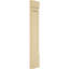 Signature Urethane Flat Panel Pilaster with Capital & Base, Primed Tan (Pair)-102753493-113196391