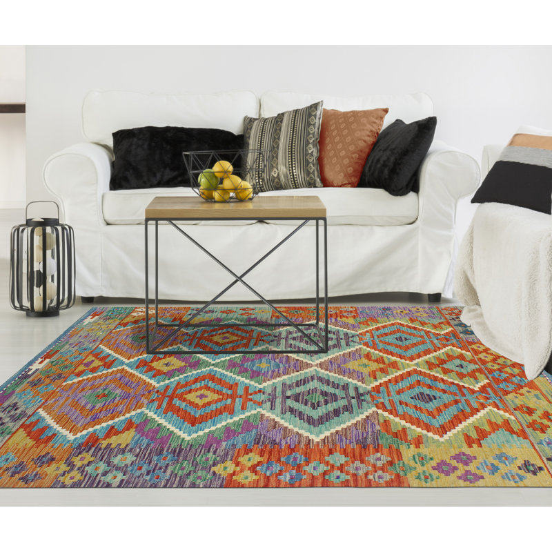 Flatweave Tawil Red Rug